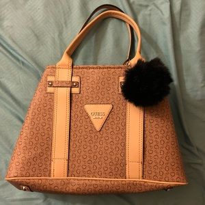 Tan Guess Hand Bag